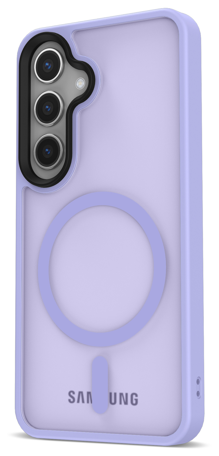 Samsung Galaxy S25 Plus Hoesje met MagSafe / Qi2 Back Cover Matte Violet afbeelding 13