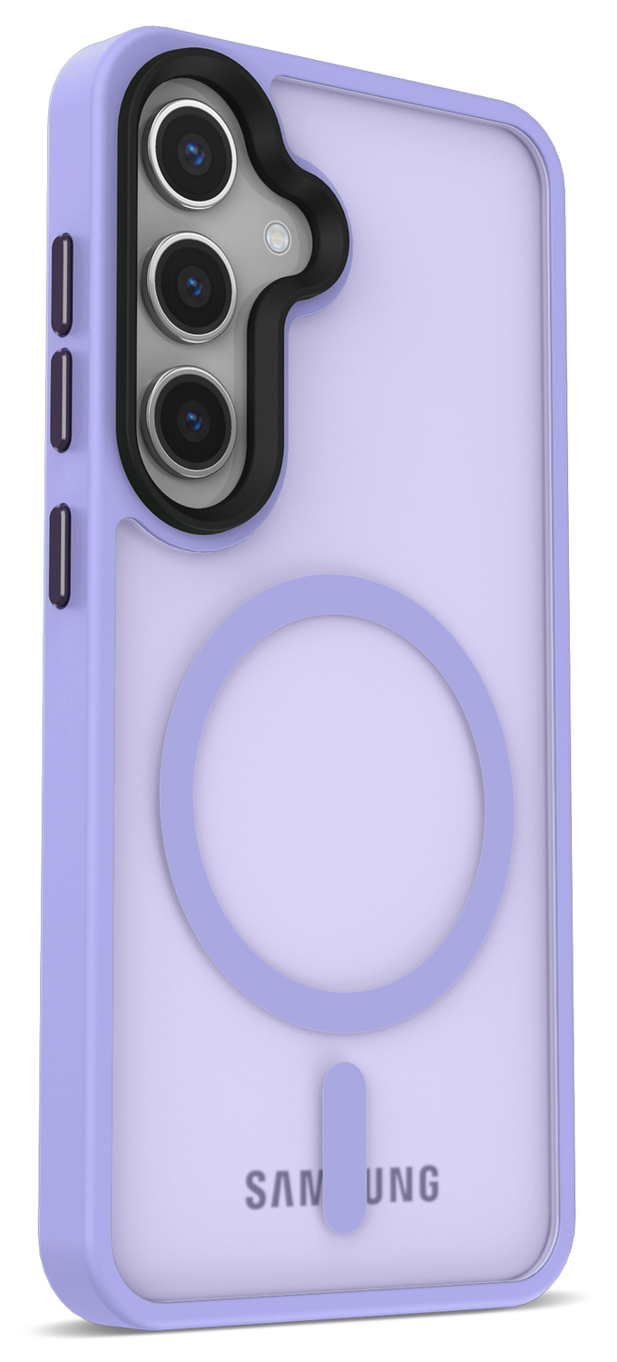 Samsung Galaxy S25 Plus Hoesje met MagSafe / Qi2 Back Cover Matte Violet afbeelding 14