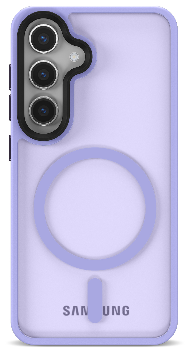 Samsung Galaxy S25 Plus Hoesje met MagSafe / Qi2 Back Cover Matte Violet afbeelding 7