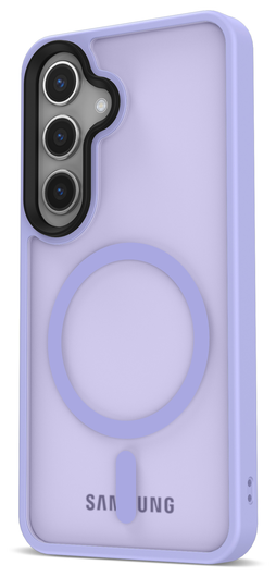 Samsung Galaxy S25 Plus Hoesje met MagSafe / Qi2 Back Cover Matte Violet afbeelding 13