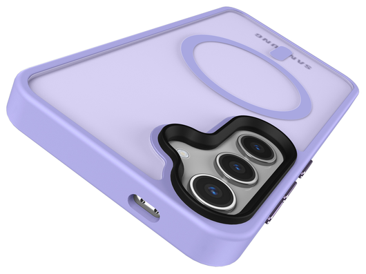 Samsung Galaxy S25 Plus Hoesje met MagSafe / Qi2 Back Cover Matte Violet afbeelding 9