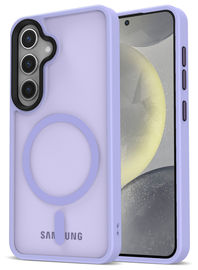Samsung Galaxy S25 Plus Hoesje met MagSafe / Qi2 Back Cover Matte Violet