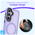 Samsung Galaxy S25 Plus Hoesje met MagSafe / Qi2 Back Cover Matte Violet afbeelding 6