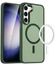 Samsung Galaxy S25 Plus Hoesje met MagSafe Back Cover Matte Groen