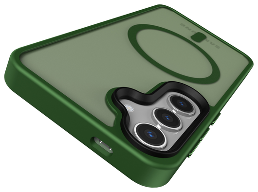 Samsung Galaxy S25 Plus Hoesje met MagSafe / Qi2 Back Cover Matte Groen afbeelding 9
