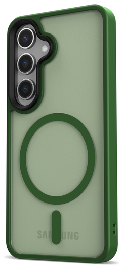 Samsung Galaxy S25 Plus Hoesje met MagSafe / Qi2 Back Cover Matte Groen afbeelding 13