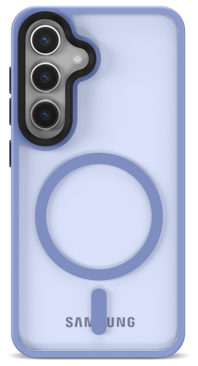 Samsung Galaxy S25 Plus Hoesje met MagSafe / Qi2 Back Cover Matte Blauw afbeelding 7