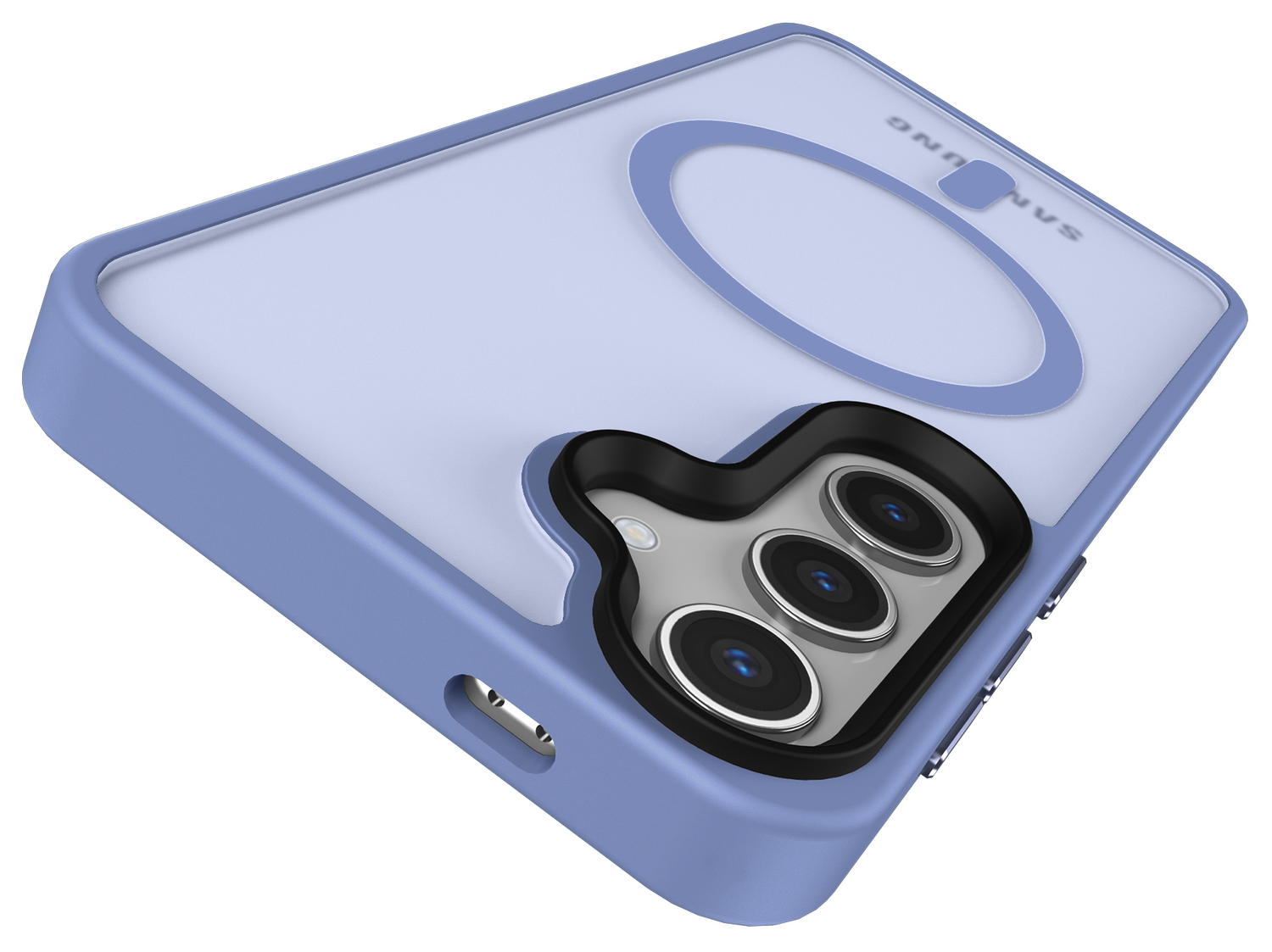 Samsung Galaxy S25 Plus Hoesje met MagSafe / Qi2 Back Cover Matte Blauw afbeelding 9