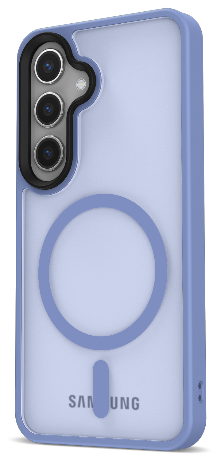 Samsung Galaxy S25 Plus Hoesje met MagSafe / Qi2 Back Cover Matte Blauw afbeelding 13