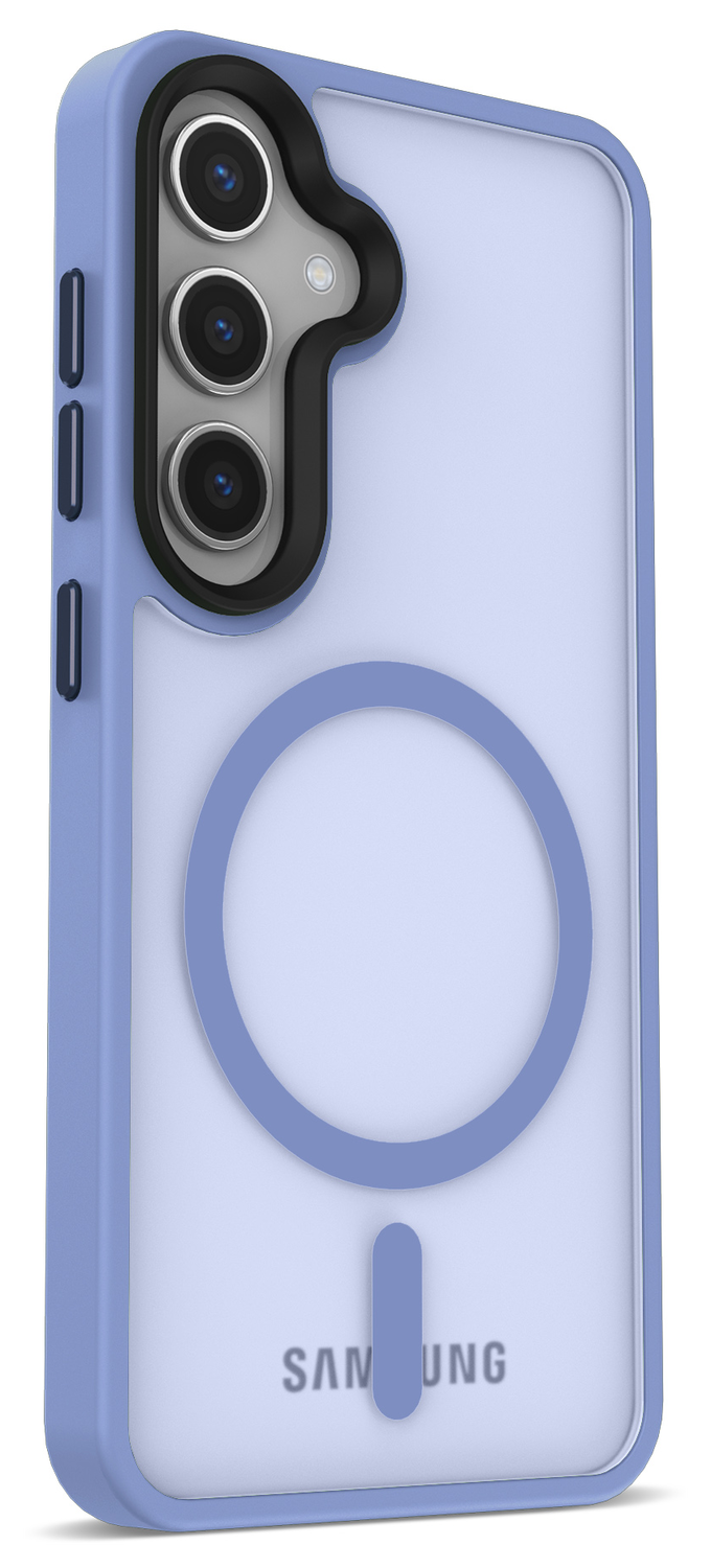Samsung Galaxy S25 Plus Hoesje met MagSafe / Qi2 Back Cover Matte Blauw afbeelding 14