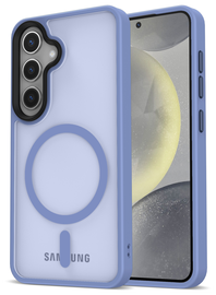 Samsung Galaxy S25 Plus Hoesje met MagSafe / Qi2 Back Cover Matte Blauw afbeelding