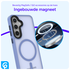 Samsung Galaxy S25 Plus Hoesje met MagSafe / Qi2 Back Cover Matte Blauw afbeelding 4