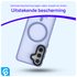 Samsung Galaxy S25 Plus Hoesje met MagSafe / Qi2 Back Cover Matte Blauw afbeelding 5