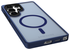 Samsung Galaxy S25 Ultra Hoesje met MagSafe / Qi2 Back Cover Matte Donker Blauw afbeelding 15