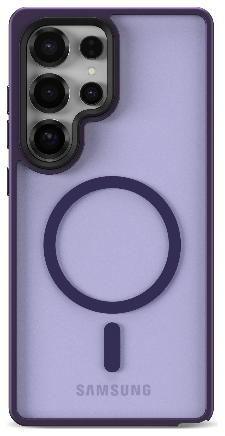 Samsung Galaxy S25 Ultra Hoesje met MagSafe / Qi2 Back Cover Matte Paars afbeelding 8