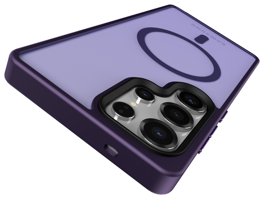 Samsung Galaxy S25 Ultra Hoesje met MagSafe / Qi2 Back Cover Matte Paars afbeelding 9