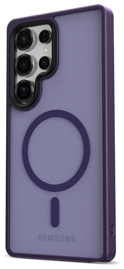 Samsung Galaxy S25 Ultra Hoesje met MagSafe / Qi2 Back Cover Matte Paars afbeelding 12