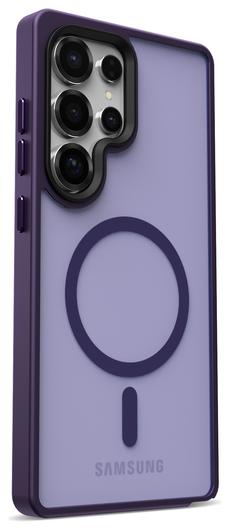 Samsung Galaxy S25 Ultra Hoesje met MagSafe / Qi2 Back Cover Matte Paars afbeelding 15