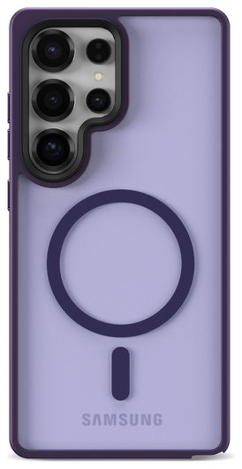 Samsung Galaxy S25 Ultra Hoesje met MagSafe / Qi2 Back Cover Matte Paars afbeelding 8