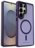 Samsung Galaxy S25 Ultra Hoesje met MagSafe / Qi2 Back Cover Matte Paars afbeelding 14