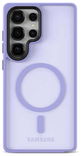 Samsung Galaxy S25 Ultra Hoesje met MagSafe / Qi2 Back Cover Matte Violet afbeelding 4