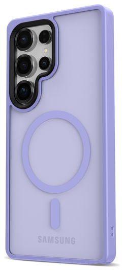 Samsung Galaxy S25 Ultra Hoesje met MagSafe / Qi2 Back Cover Matte Violet afbeelding 8