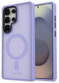 Samsung Galaxy S25 Ultra Hoesje met MagSafe / Qi2 Back Cover Matte Violet