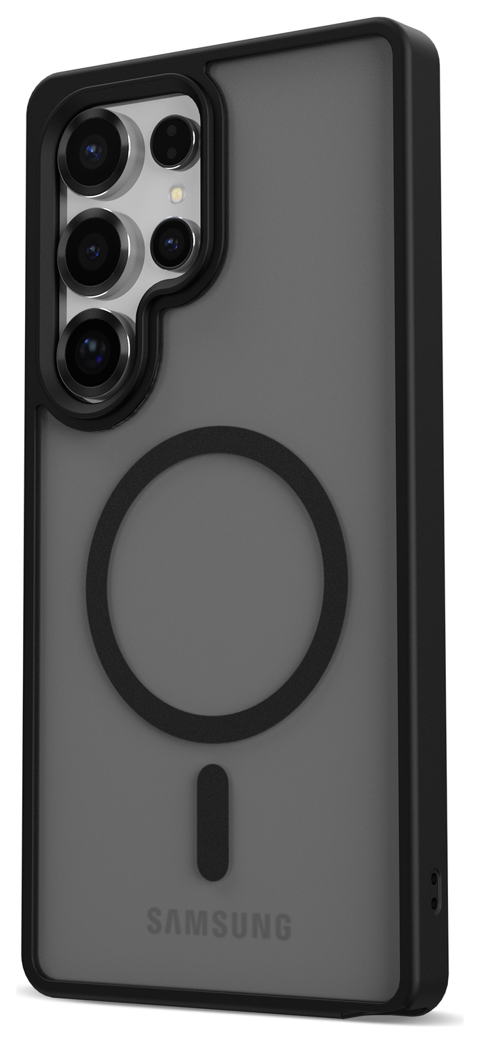 Samsung Galaxy S25 Ultra Hoesje met MagSafe / Qi2 Back Cover Matte Zwart afbeelding 13