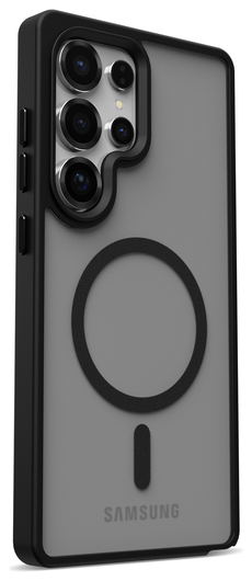 Samsung Galaxy S25 Ultra Hoesje met MagSafe / Qi2 Back Cover Matte Zwart afbeelding 14