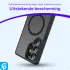 Samsung Galaxy S25 Ultra Hoesje met MagSafe / Qi2 Back Cover Matte Zwart afbeelding 4