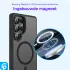 Samsung Galaxy S25 Ultra Hoesje met MagSafe / Qi2 Back Cover Matte Zwart afbeelding 6
