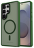 Samsung Galaxy S25 Ultra Hoesje met MagSafe / Qi2 Back Cover Matte Groen