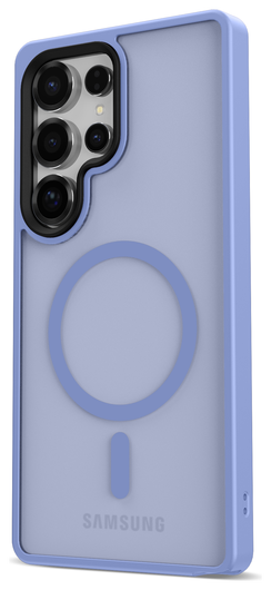 Samsung Galaxy S25 Ultra Hoesje met MagSafe / Qi2 Back Cover Matte Blauw afbeelding 10