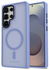 Samsung Galaxy S25 Ultra Hoesje met MagSafe / Qi2 Back Cover Matte Blauw afbeelding 1