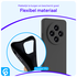 Xiaomi Redmi 14C Hoesje Dun TPU Back Cover Matte Zwart afbeelding 2