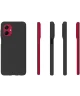 Motorola Moto G55 Hoesje Dun TPU Back Cover Matte Zwart