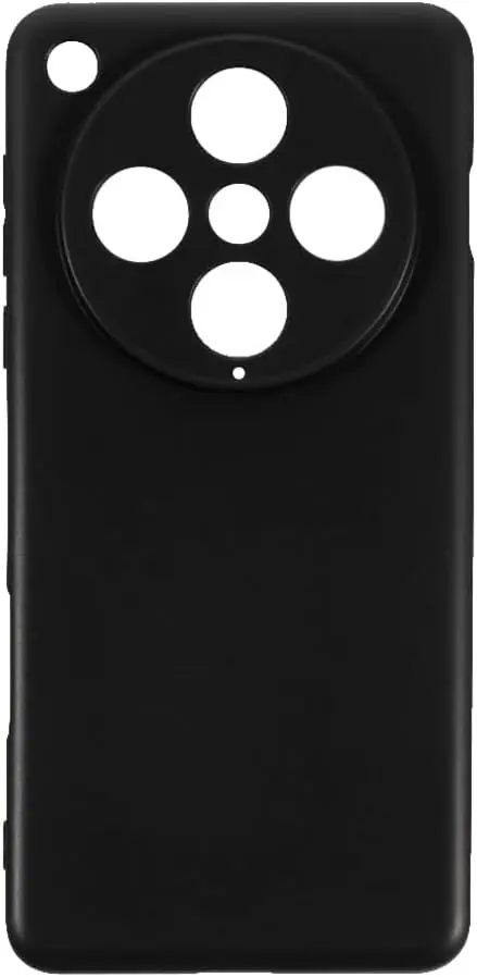 Oppo Find X8 Pro Hoesje Dun TPU Back Cover Matte Zwart afbeelding 1