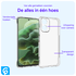 Motorola Moto G35 Hoesje Schokbestendig en Dun TPU Back Cover Transparant afbeelding 2
