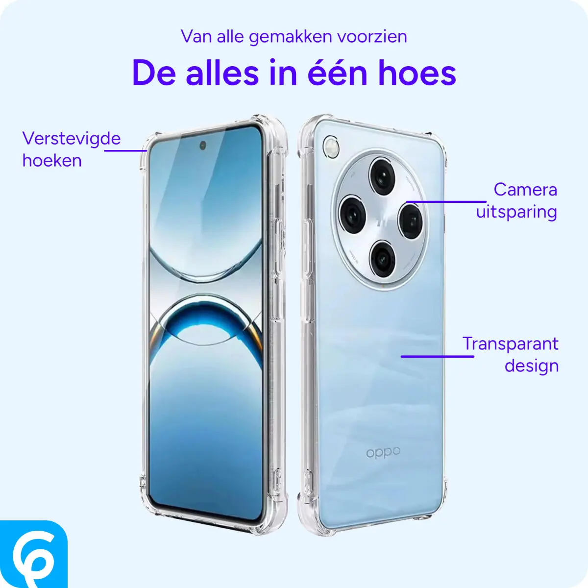 Oppo Find X8 Pro Hoesje Schokbestendig en Dun TPU Back Cover Transparant afbeelding 7