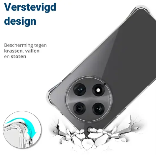Oppo Find X8 Pro Hoesje Schokbestendig en Dun TPU Back Cover Transparant afbeelding 5