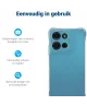 Motorola Moto G75 Hoesje Schokbestendig en Dun TPU Back Cover Transparant