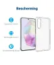 Samsung Galaxy A36 Hoesje Schokbestendig en Dun TPU Back Cover Transparant