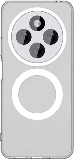 Xiaomi Redmi 14C Hoesje Hard Back Cover met MagSafe Transparant afbeelding 1
