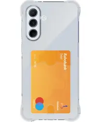 Samsung Galaxy A36 Hoesje Dun TPU met Pasjeshouder Back Cover Transparant afbeelding