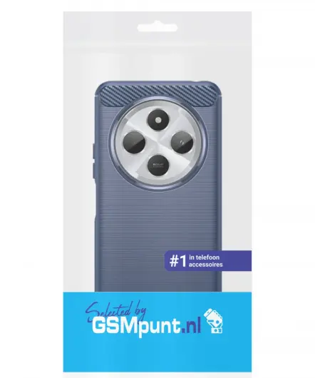 Xiaomi Redmi 14C Hoesje Geborsteld TPU Flexibele Back Cover Blauw afbeelding 8