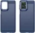 Motorola Moto G55 Hoesje Geborsteld TPU Flexibele Back Cover Blauw afbeelding 2