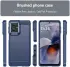 Motorola Moto G55 Hoesje Geborsteld TPU Flexibele Back Cover Blauw afbeelding 9