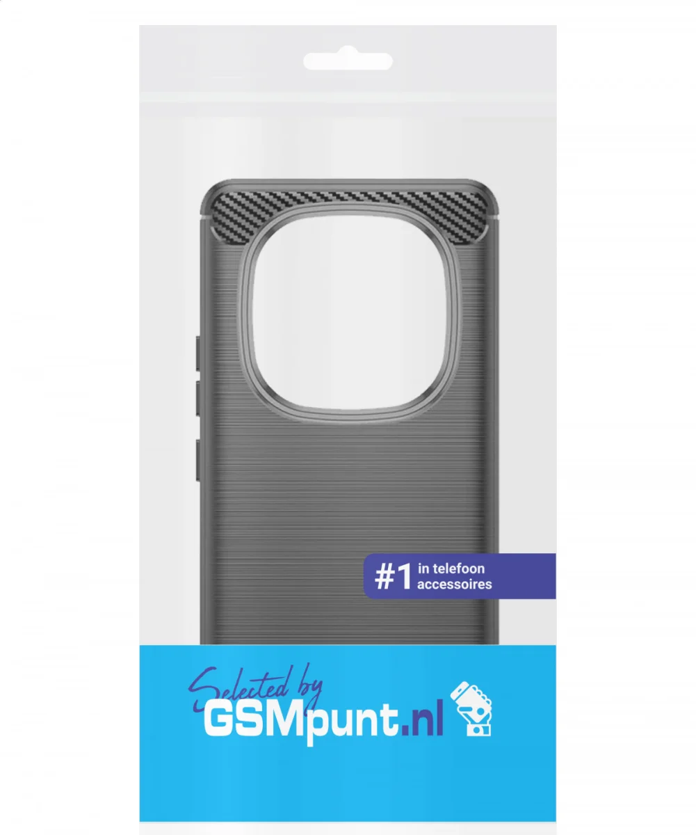 Xiaomi Poco X7 / Redmi Note 14 Pro 5G Hoesje Geborsteld TPU Back Cover Zwart afbeelding 9