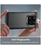 Xiaomi Redmi Note 14 Pro+ Hoesje Geborsteld TPU Flexibele Back Cover Zwart