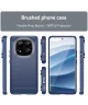 Xiaomi Redmi Note 14 Pro+ Hoesje Geborsteld TPU Flexibele Back Cover Blauw